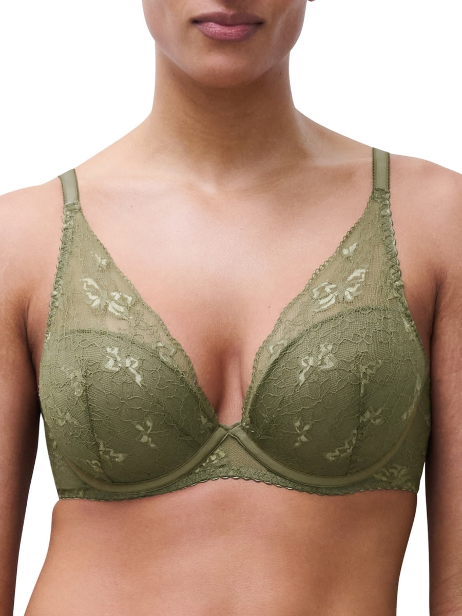 Kiss Plunge T-Shirt Bra - Khaki