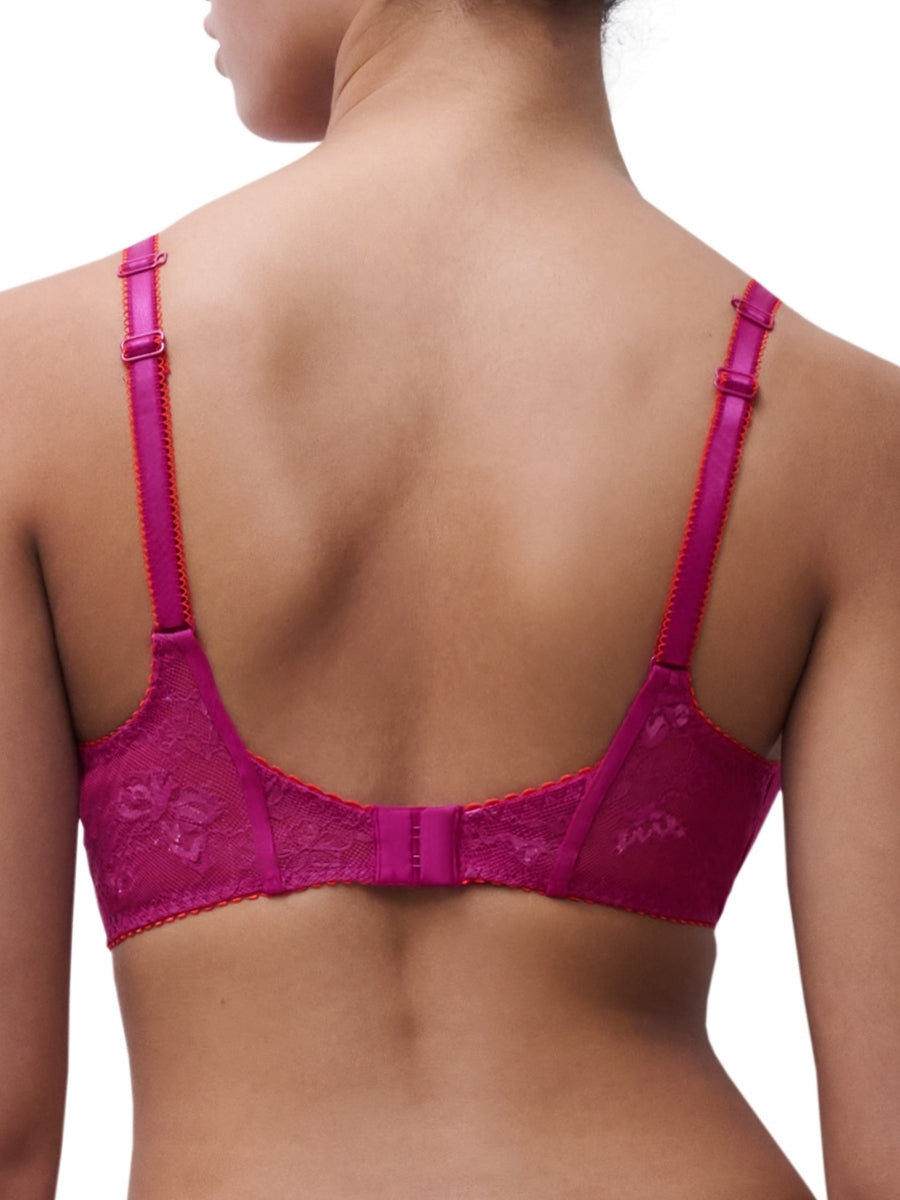 Kiss Plunge T-Shirt Bra - Tyrian Flame