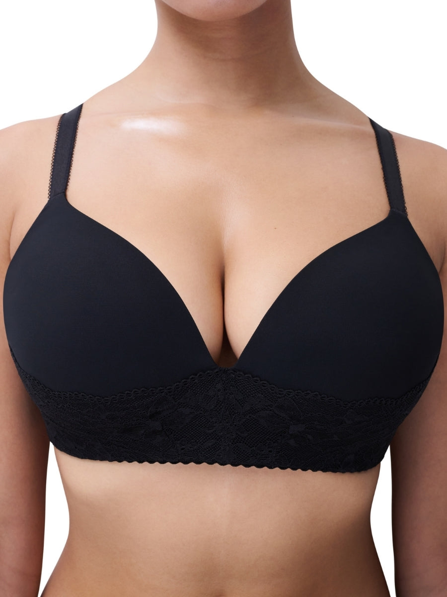 Kiss Wirefree T-Shirt Bra - Black