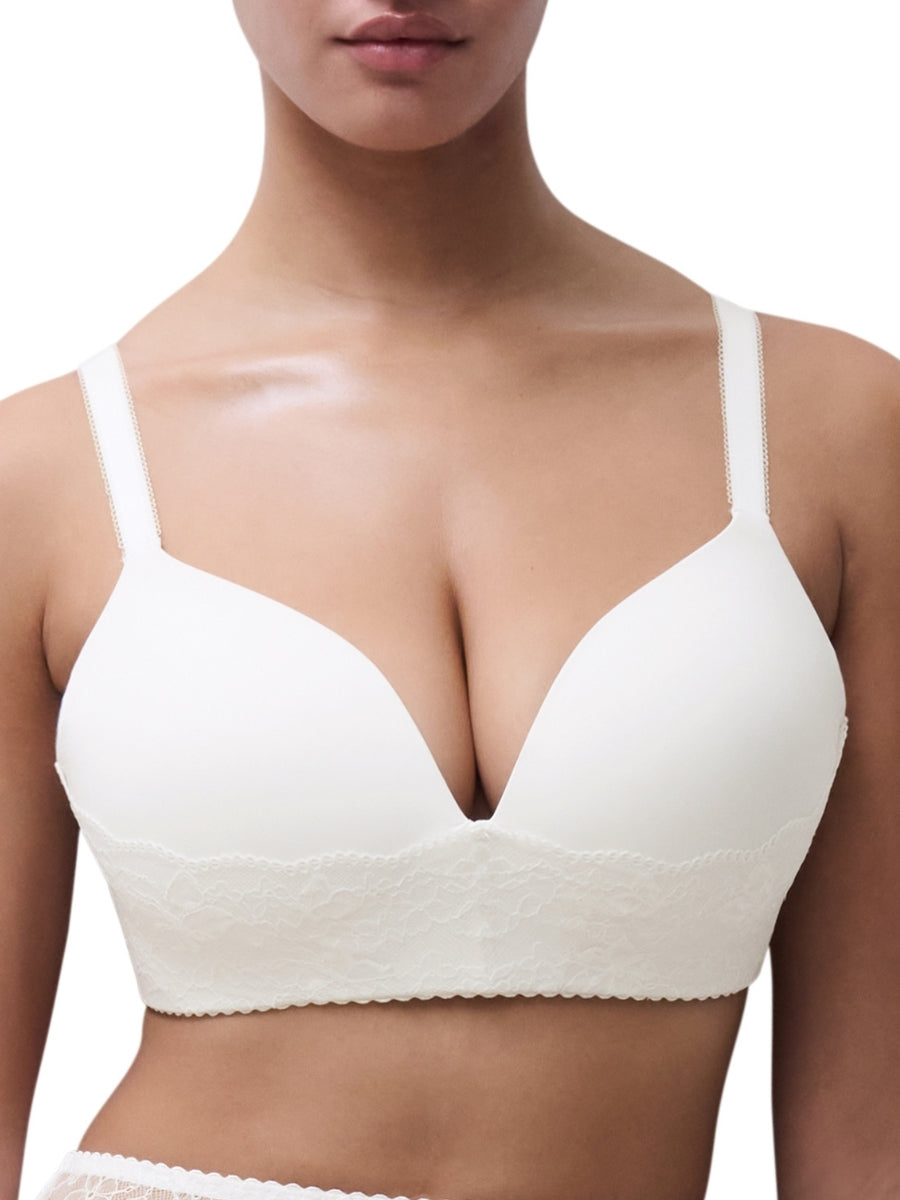 Kiss Wirefree T-Shirt Bra - Milk