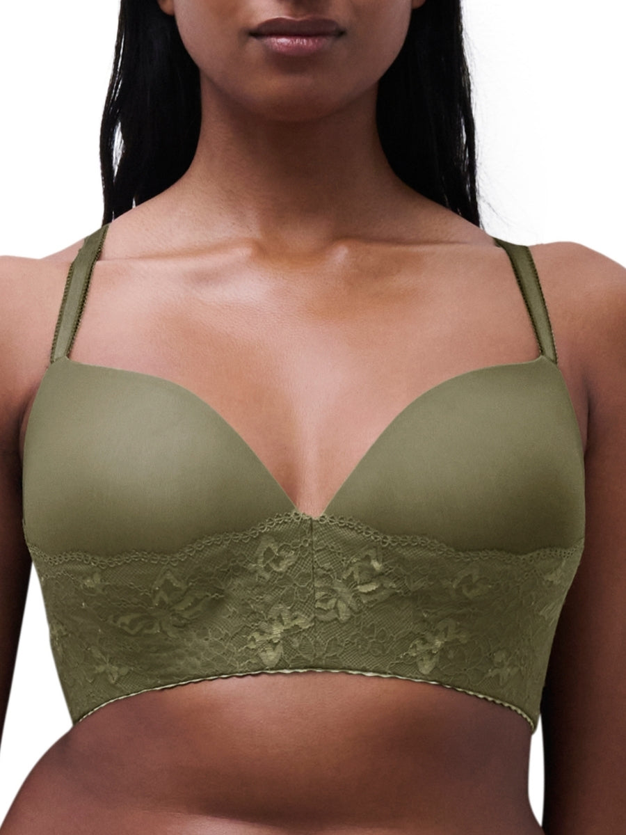 Kiss Wirefree T-Shirt Bra - Khaki