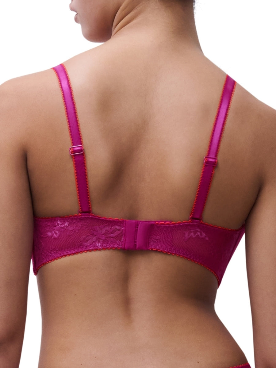 Kiss Wirefree T-Shirt Bra - Tyrian Flame