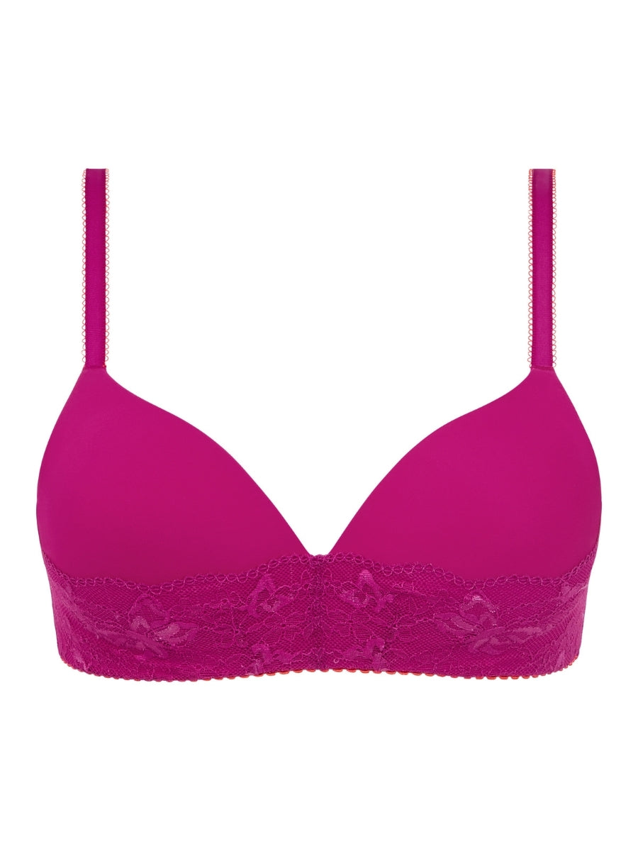 Kiss Wirefree T-Shirt Bra - Tyrian Flame