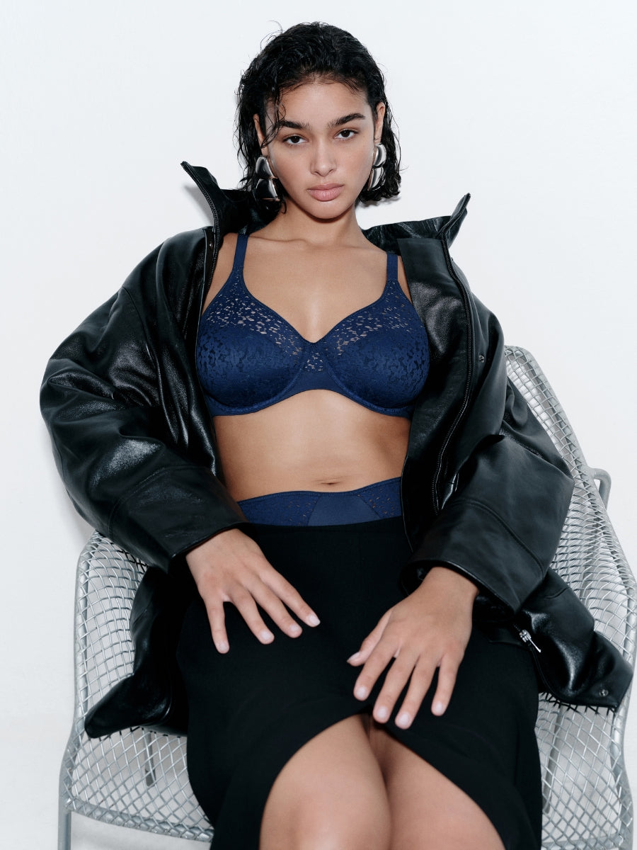 Easy Feel Norah Covering Moulded Bra - Ultramarine Blue