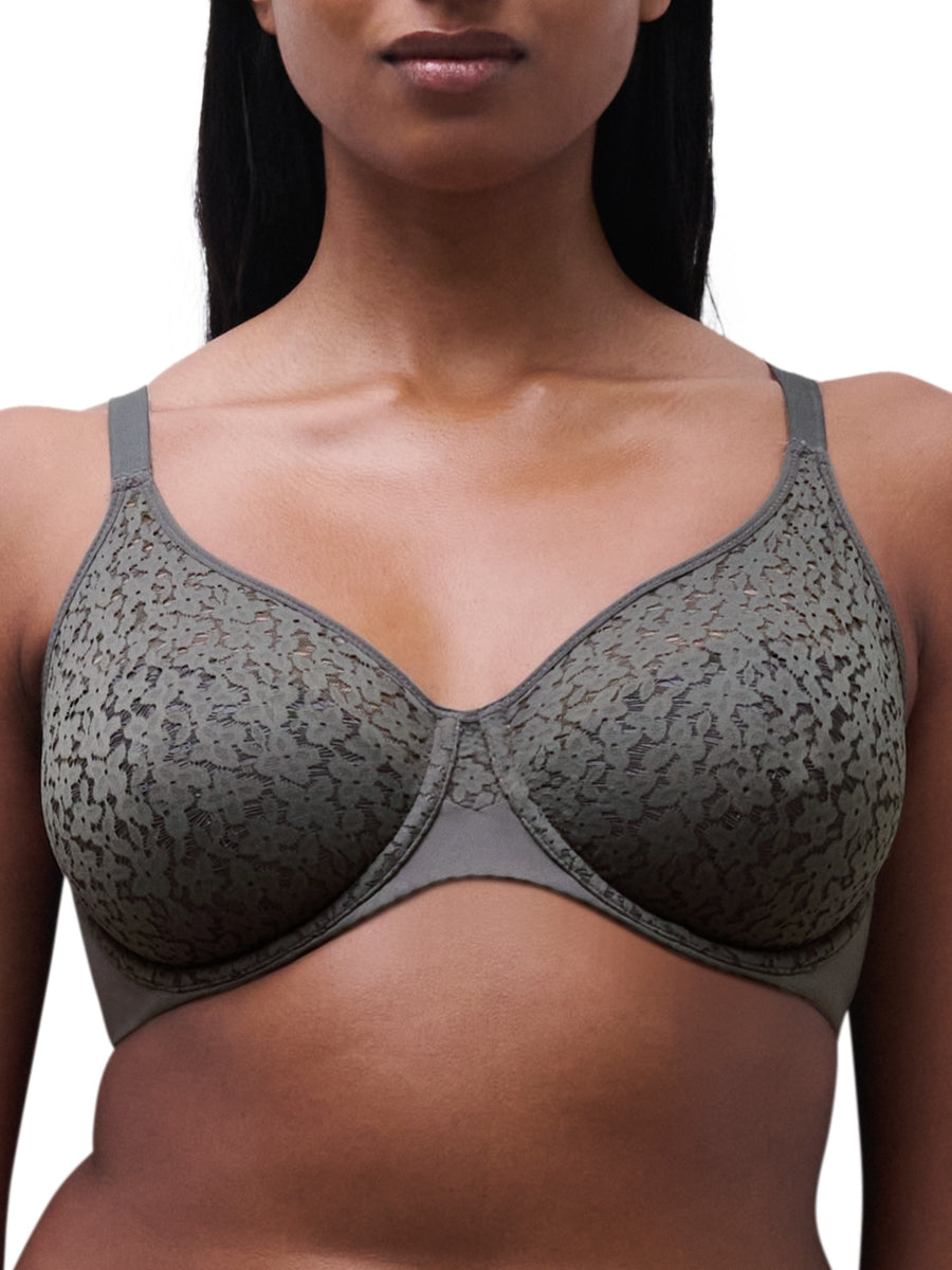 Easy Feel Norah Covering Moulded Bra - Clay Green
