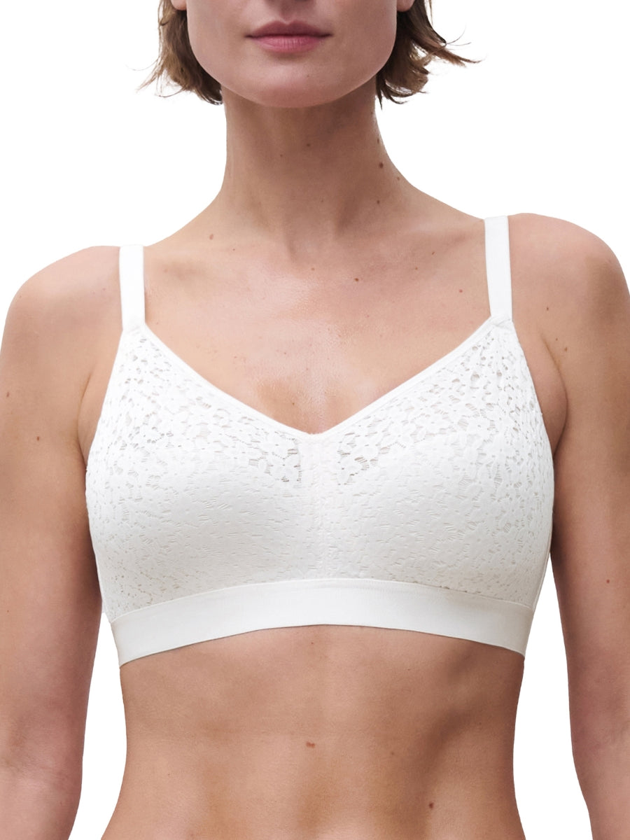 Easy Feel Norah Wirefree Support Bra - White