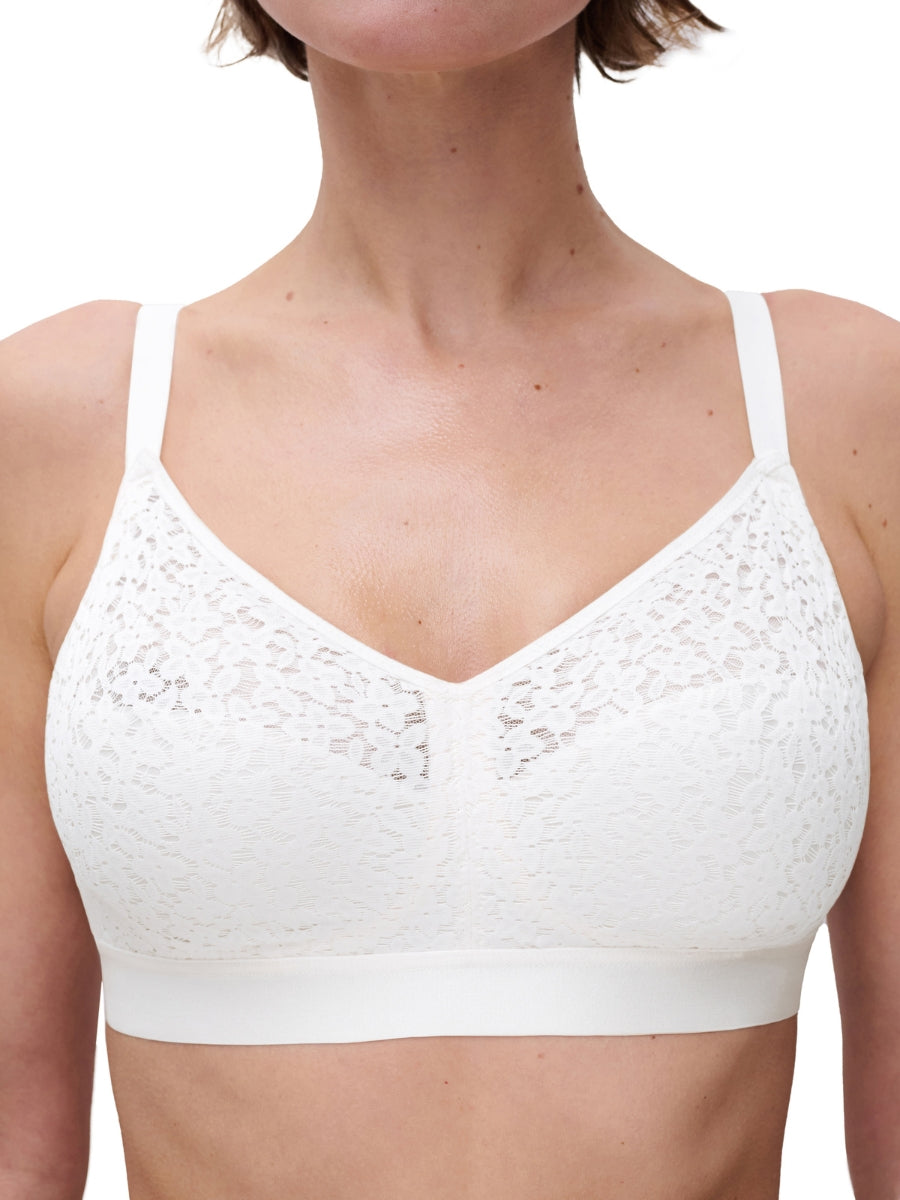 Easy Feel Norah Wirefree Support Bra - White