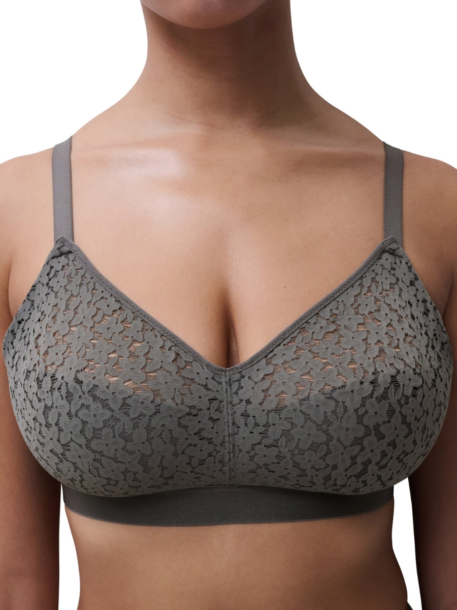 Easy Feel Norah Wirefree Support Bra - Clay Green