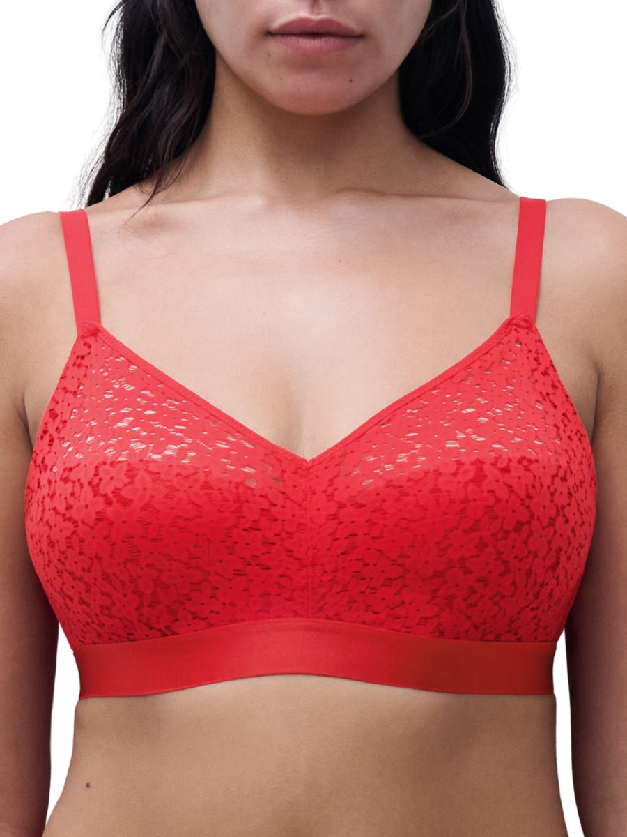 Easy Feel Norah Wirefree Support Bra - Poppy Red