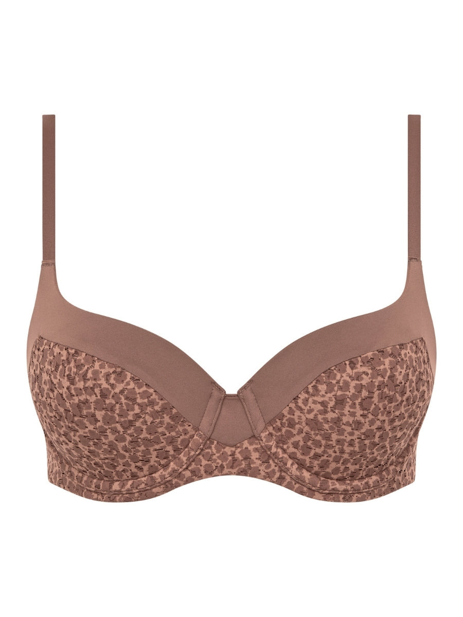 Easy Feel Norah Covering Full Cup Bra - Wild Brown