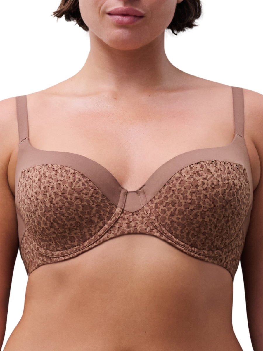 Easy Feel Norah Covering Full Cup Bra - Wild Brown
