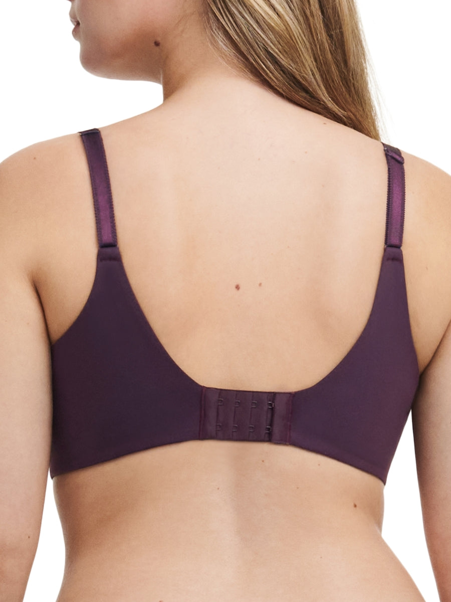 Norah Chic Covering Moulded Bra - Aubergine