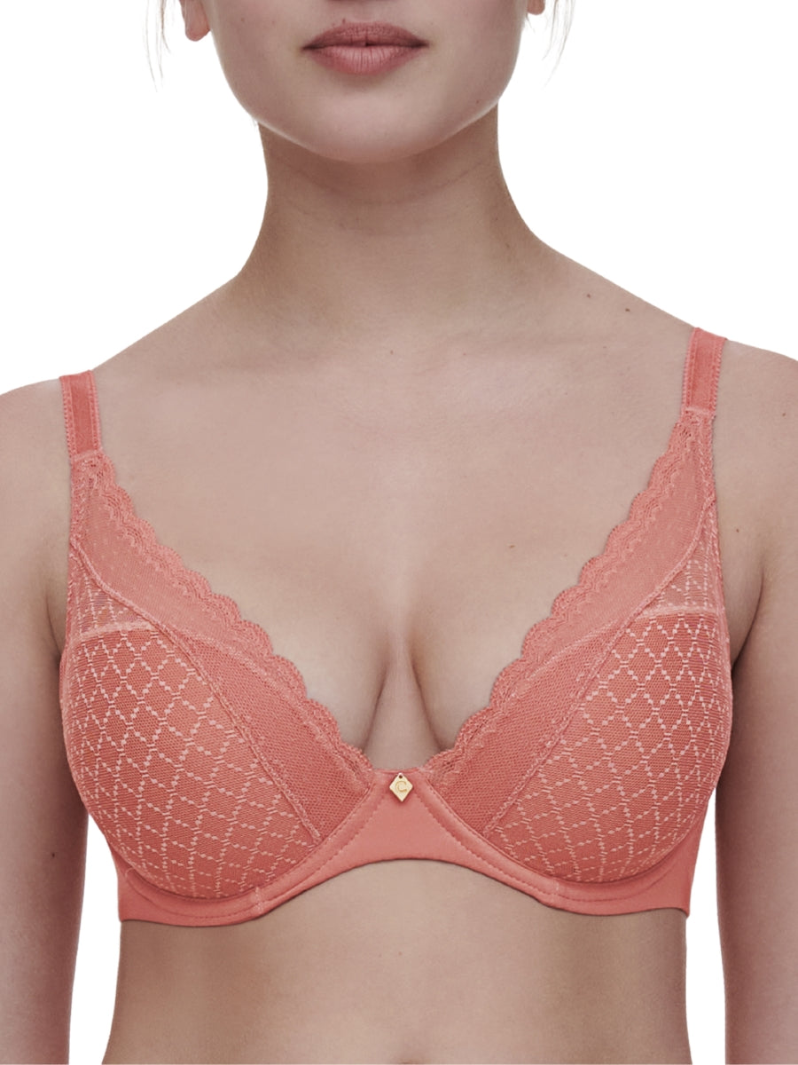 Norah Chic Plunge T-Shirt Bra - Rose Canyon