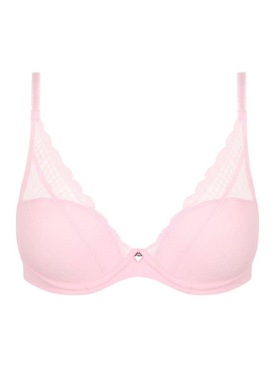 Norah Chic Plunge T-Shirt Bra - Candy Pink