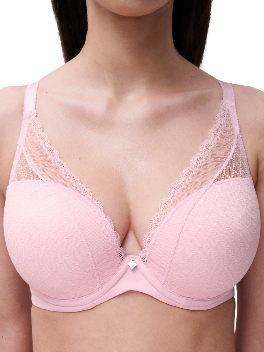 Norah Chic Plunge T-Shirt Bra - Candy Pink