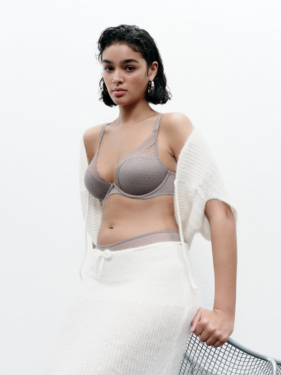 Norah Chic Plunge T-Shirt Bra - Bronzed Taupe