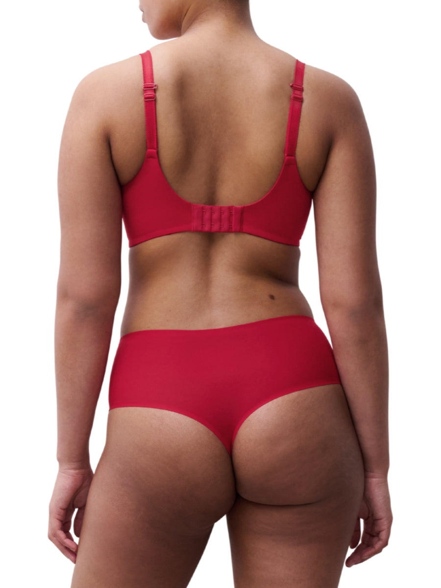 Norah Chic Plunge T-Shirt Bra - Poppy Red