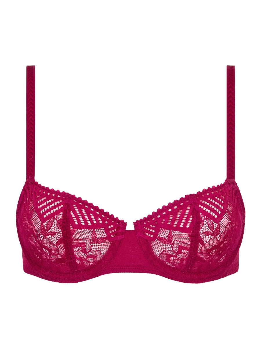 Origins Half Cup Bra - Cranberry