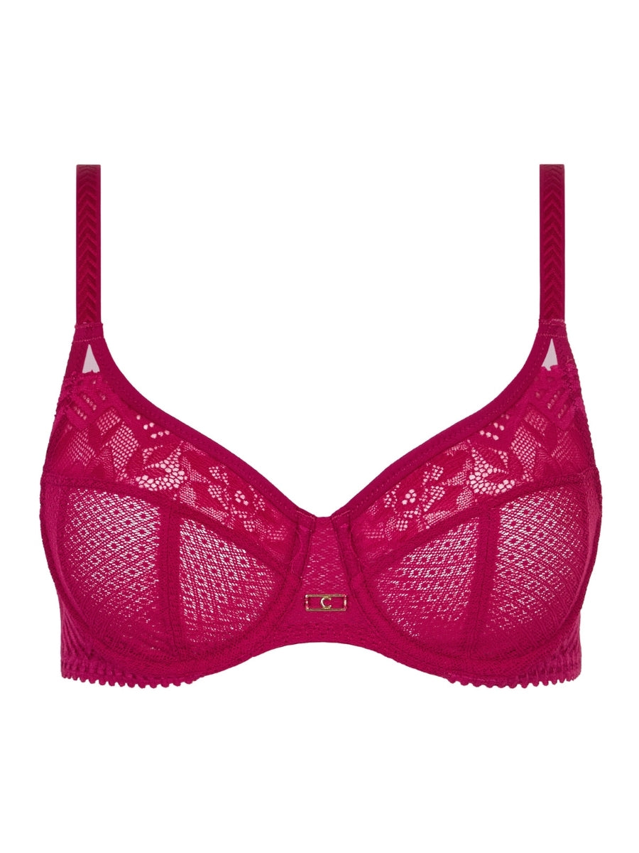 Origins Covering Full Cup Bra - Cranberry