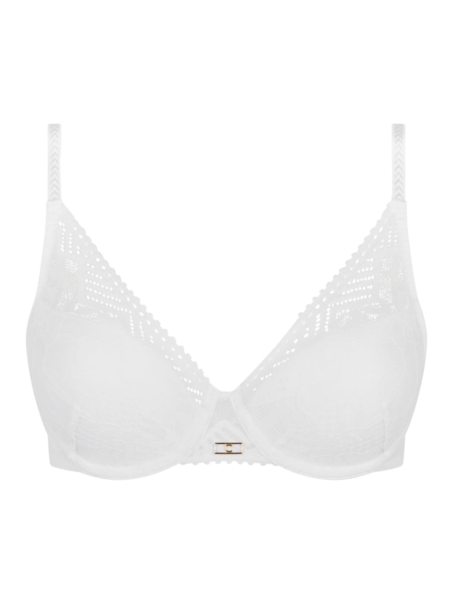 Origins Plunge Spacer Bra - White
