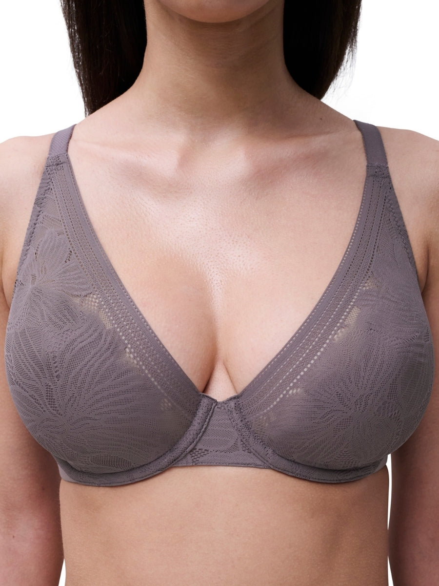 Osmose Plunge Spacer Bra - Chestnut