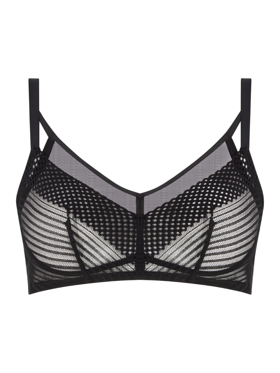 Play Wirefree Support Bra - Black