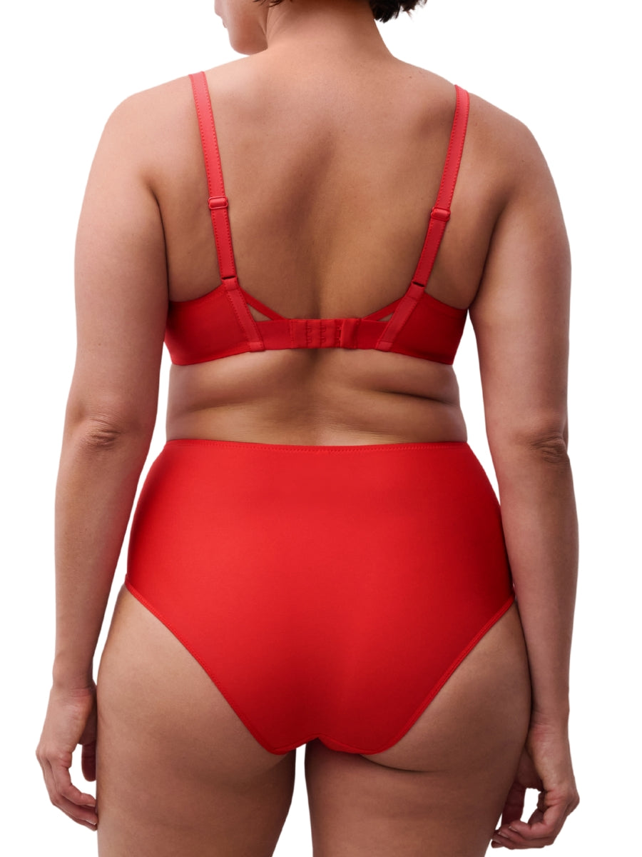 Play Wirefree Support Bra - Red Cocktail