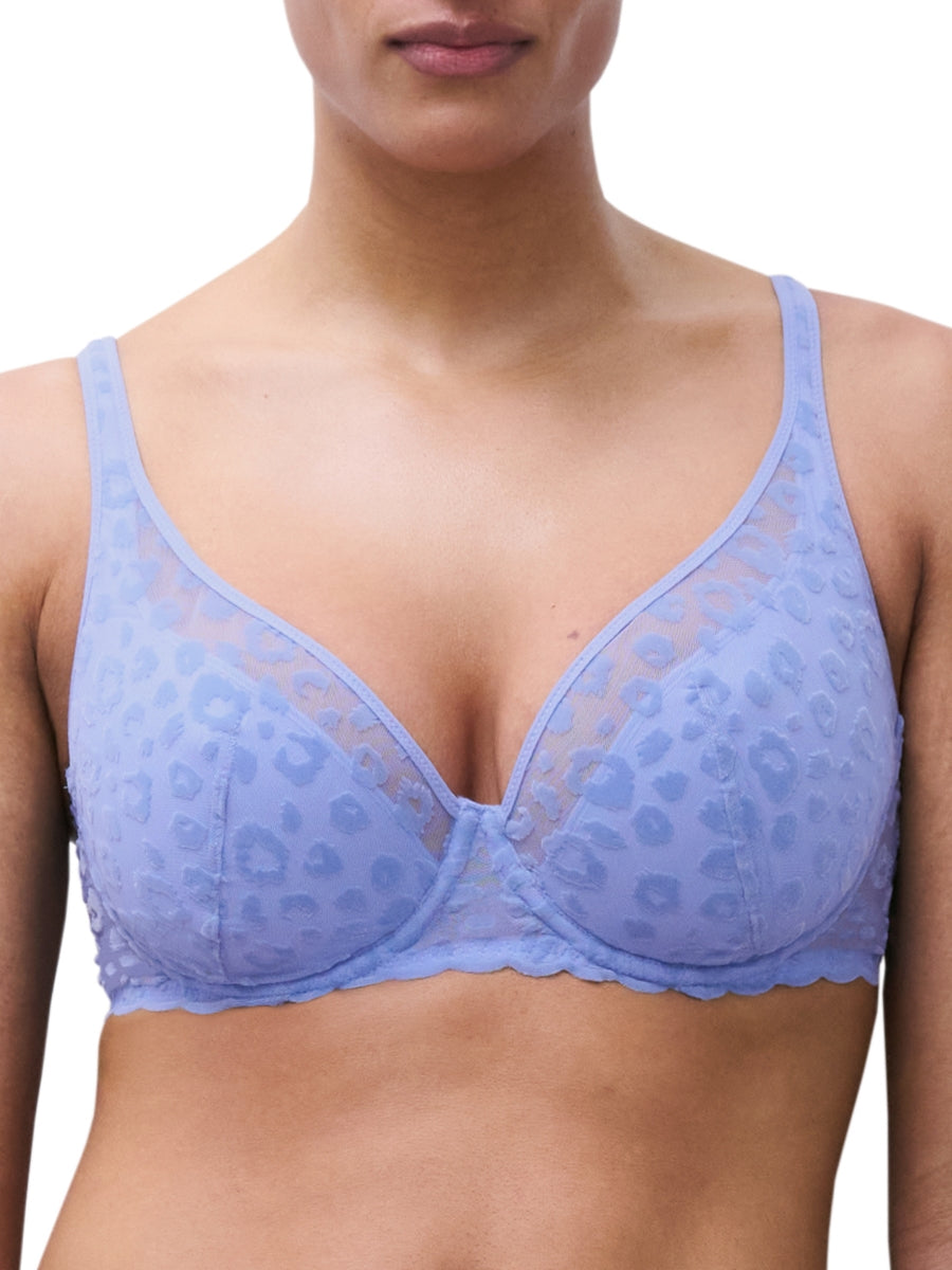 Girls Plunge T-Shirt Bra - Cornflower
