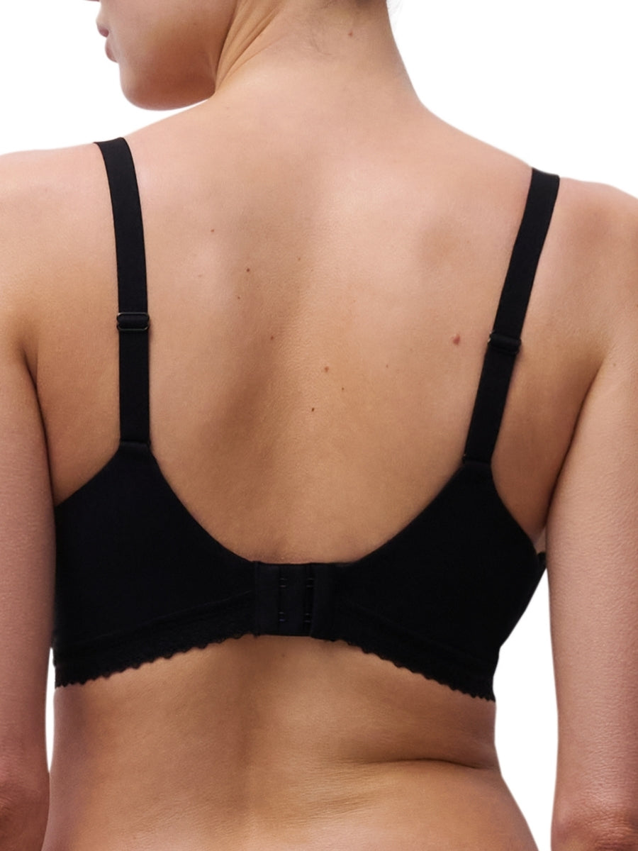Romance Plunge T-Shirt Bra - Black