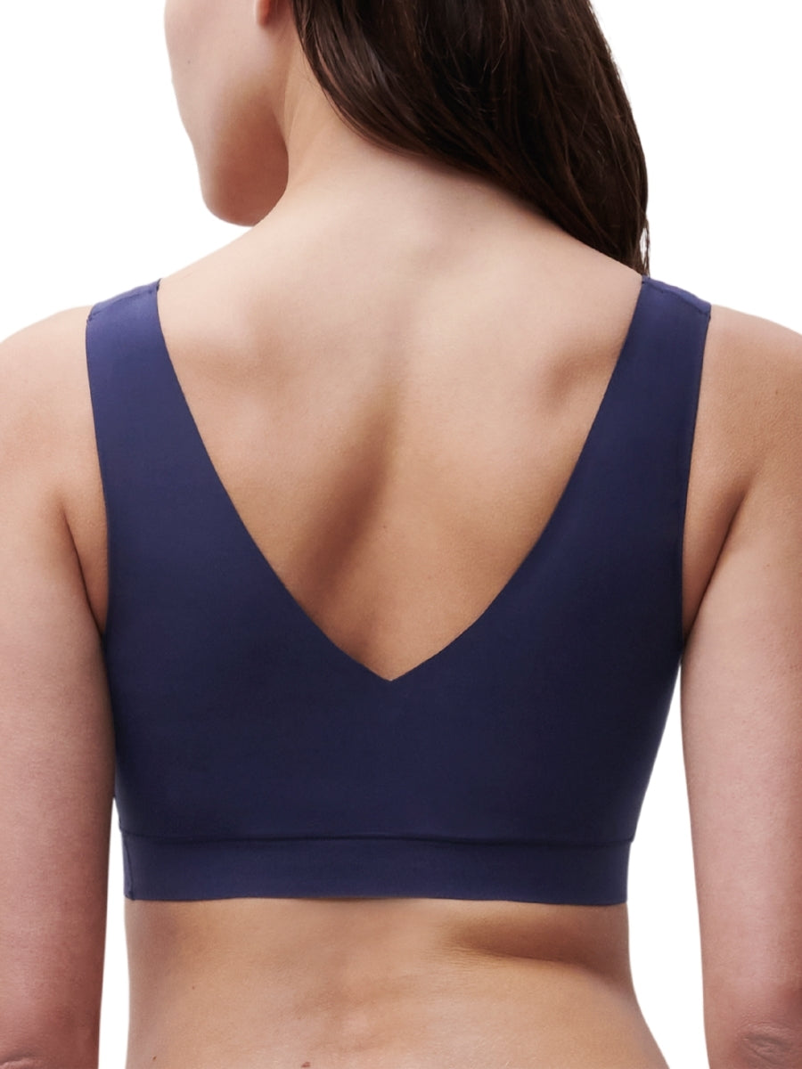 SoftStretch V-Neck Jersey Crop Top