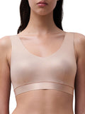 SoftStretch V-Neck Jersey Crop Top