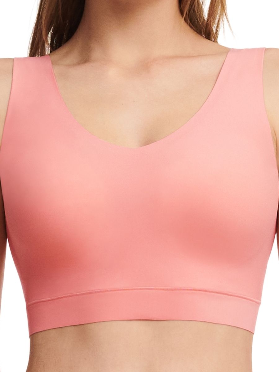 SoftStretch Padded Top - Candlelight Peach