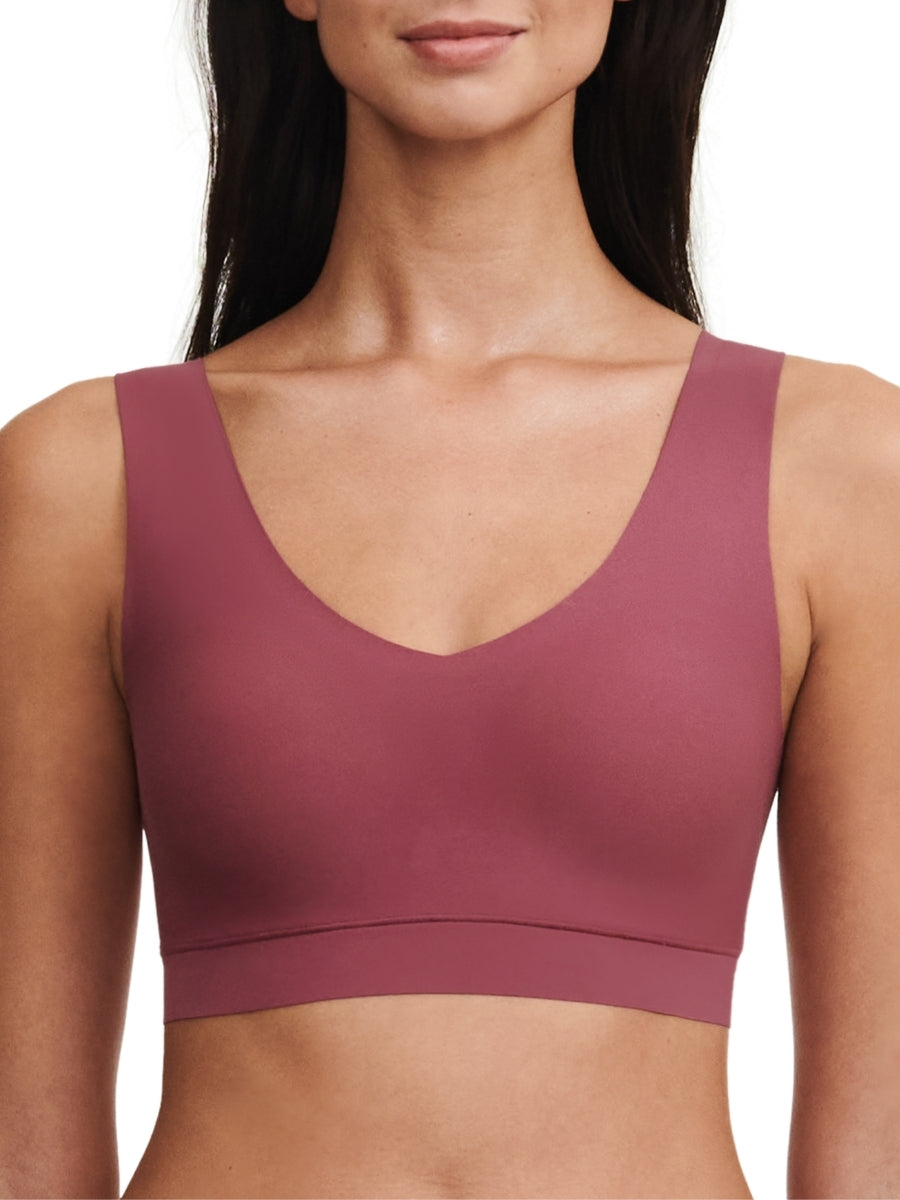 SoftStretch V-Neck Jersey Crop Top