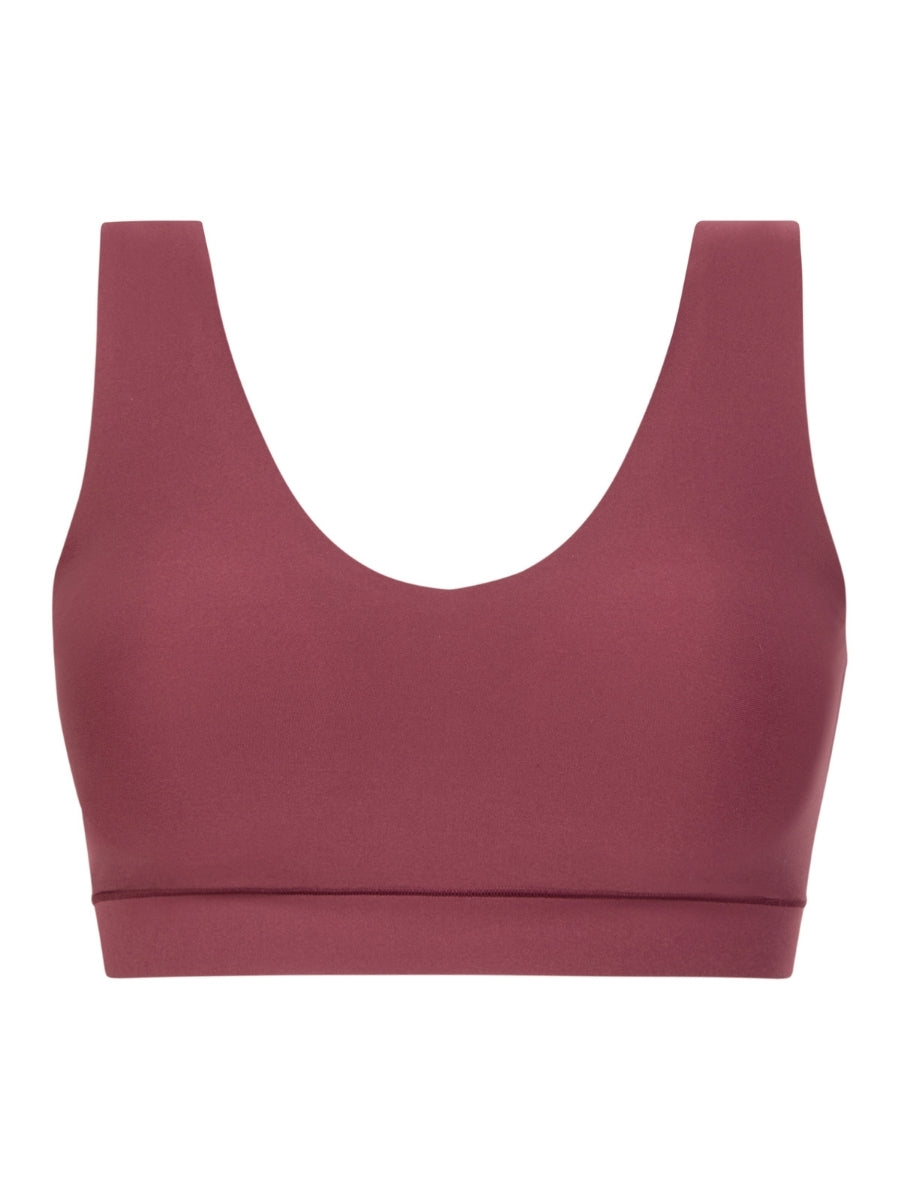 SoftStretch V-Neck Jersey Crop Top