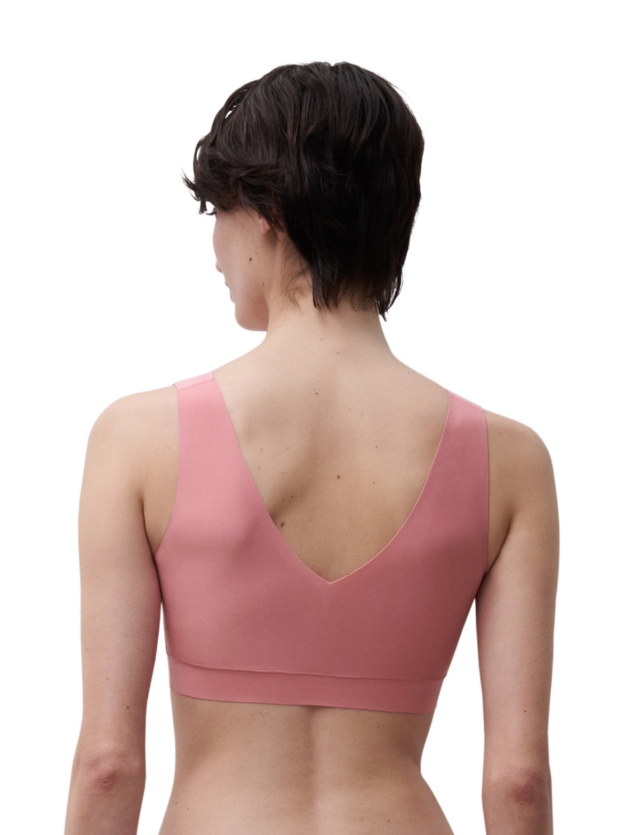 SoftStretch V-Neck Jersey Crop Top