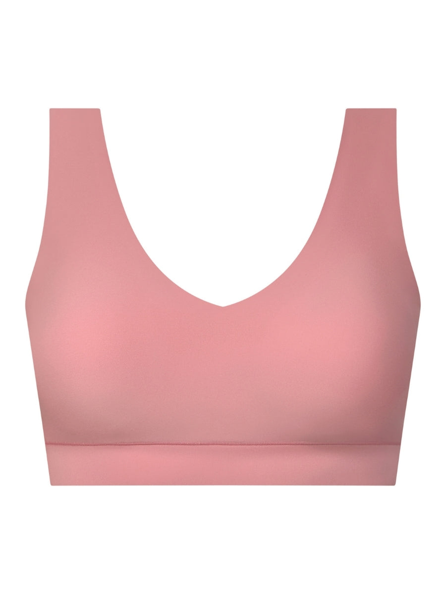 SoftStretch V-Neck Jersey Crop Top