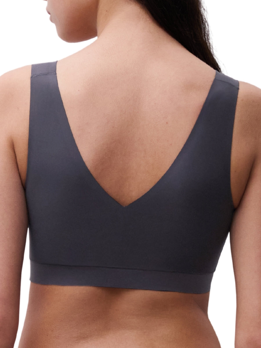 SoftStretch V-Neck Jersey Crop Top