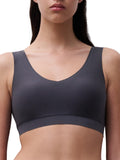 SoftStretch V-Neck Jersey Crop Top