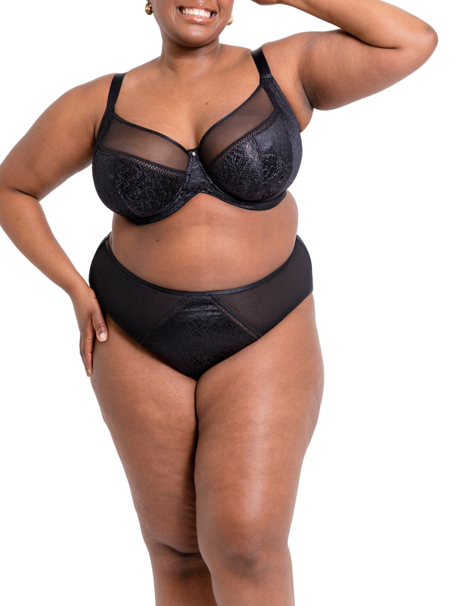 Amaze Balcony Bra - Black