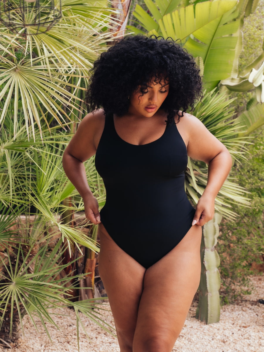 Deep Dive Non-Wired Swimsuit - Black