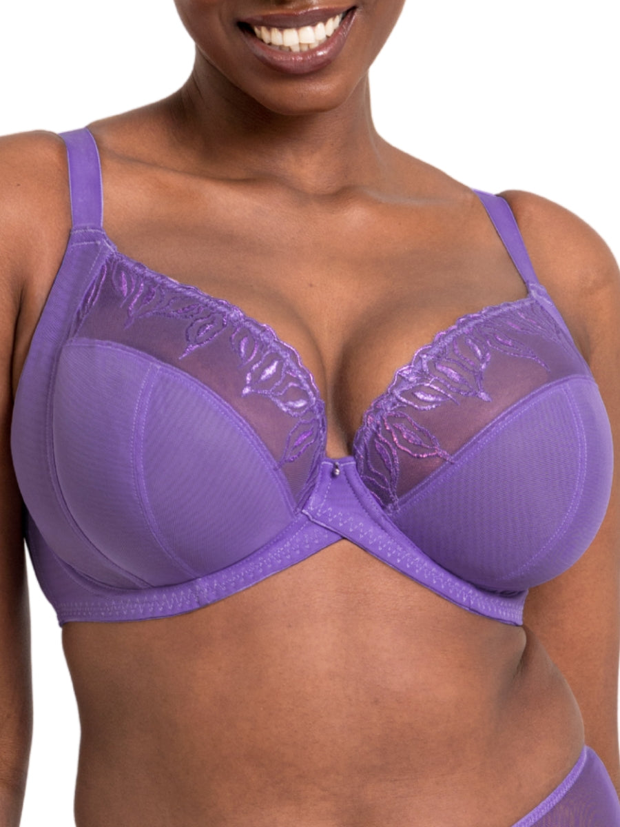 Flare Full Plunge Bra - Amethyst Purple