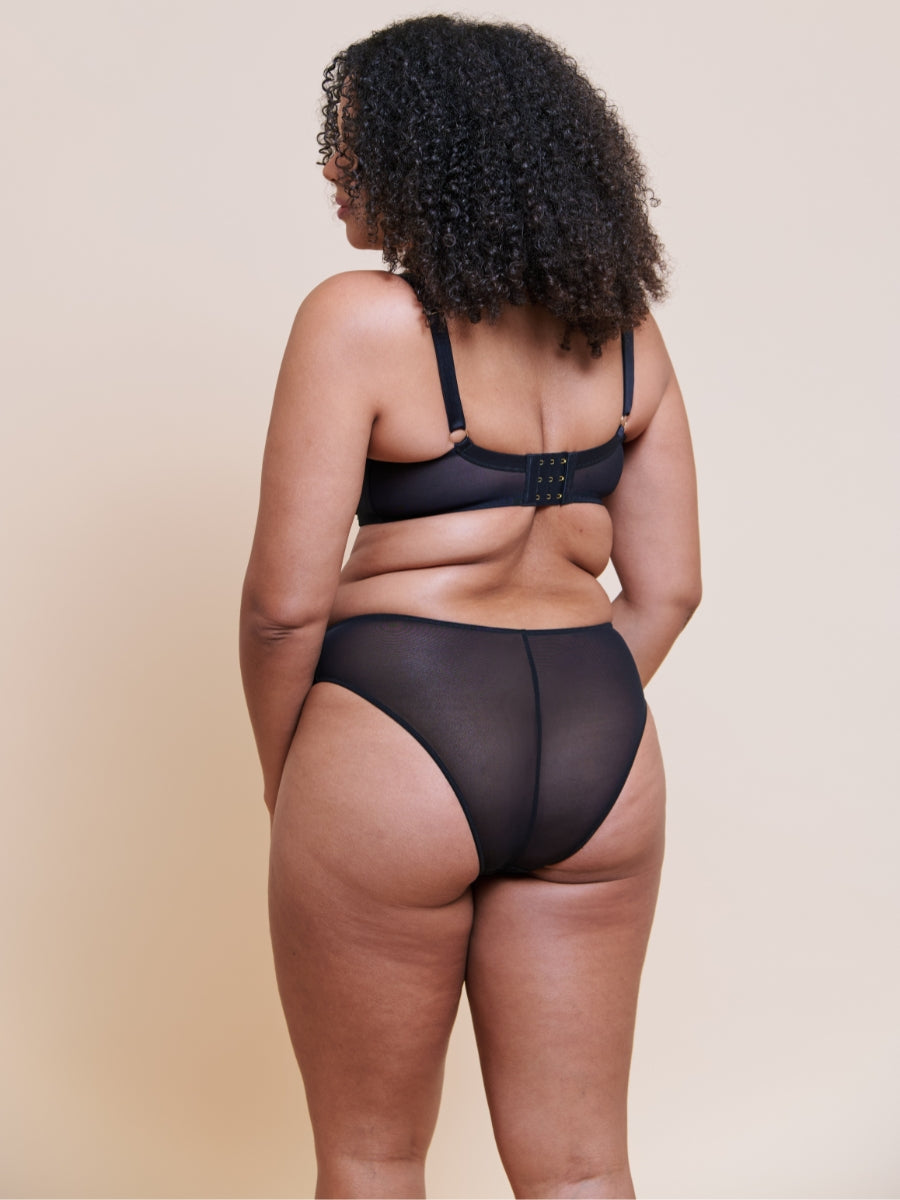 Happy Hour Balcony Bra - Black