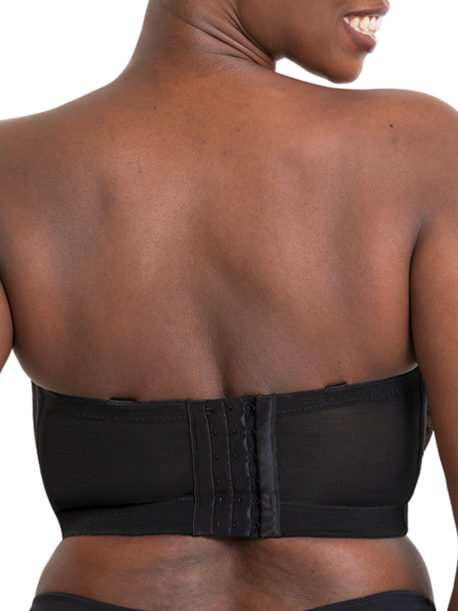 Hey Girls SuperPlunge Strapless Bra - Black/Latte