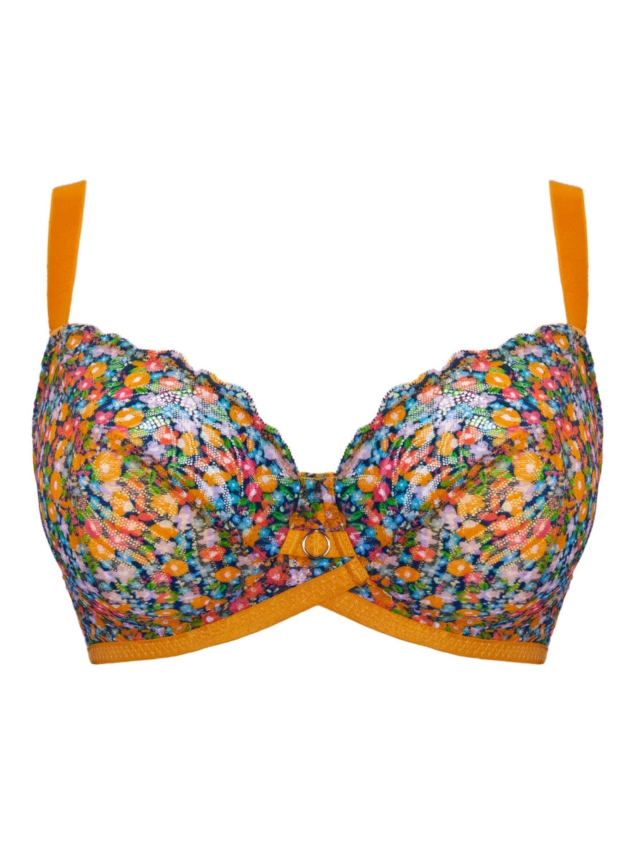 Lace Daze Balcony Bra - Floral Print