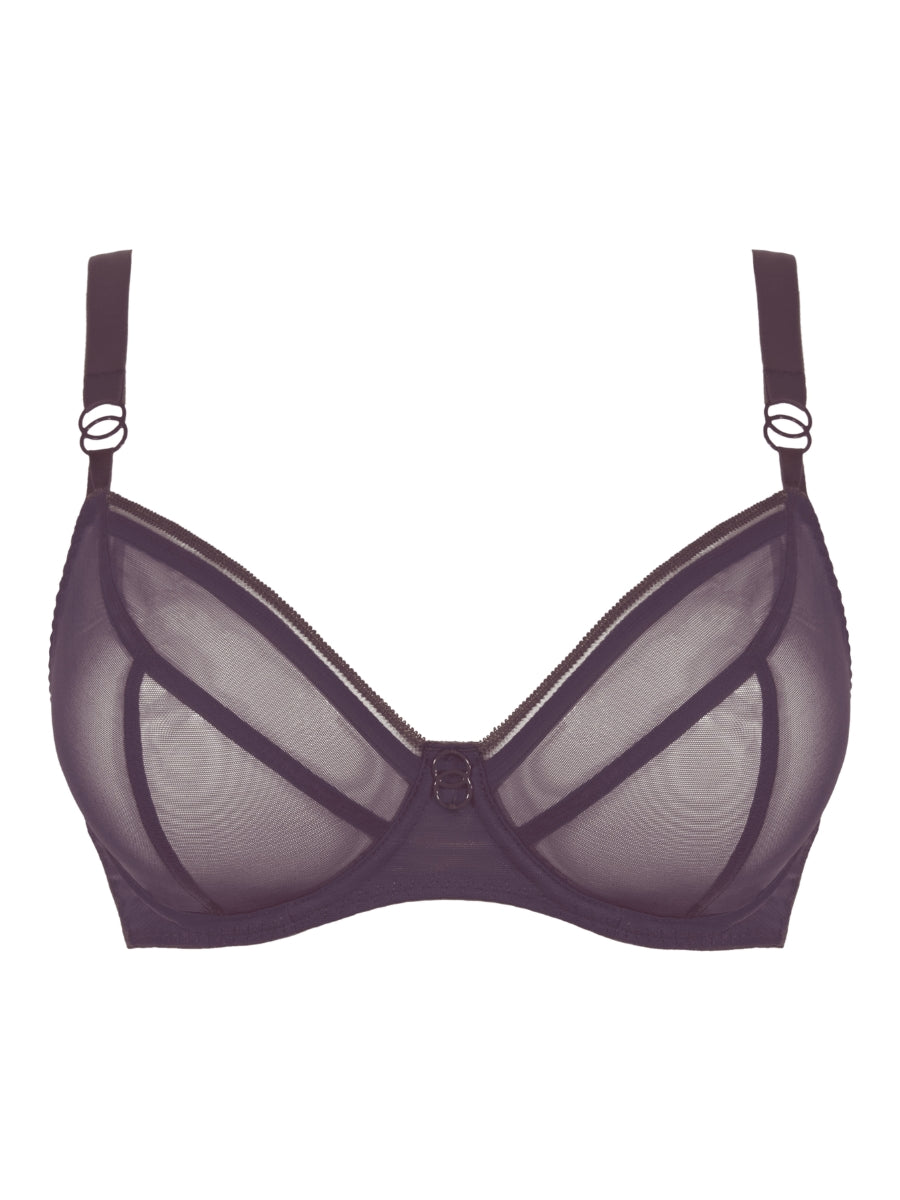 Lifestyle Plunge Bra - Plum Purple