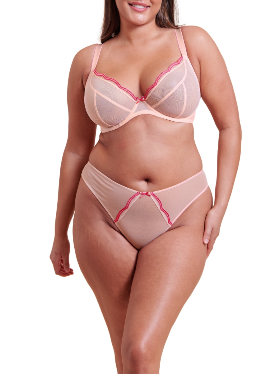 Lightstyle Scallop Sheer Brazilian