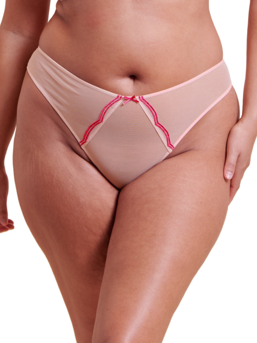 Lightstyle Scallop Sheer Brazilian