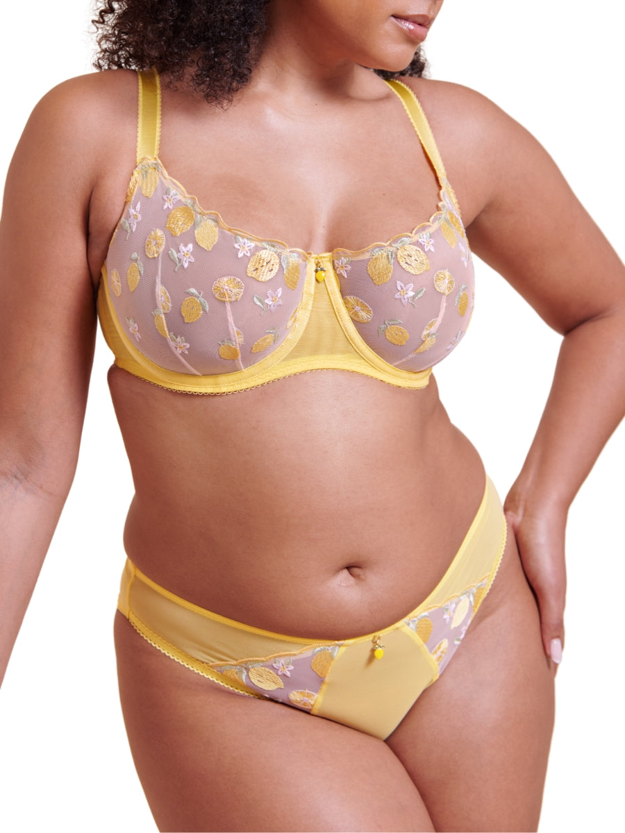 Limoncello Balcony Bra - Lemon Blush