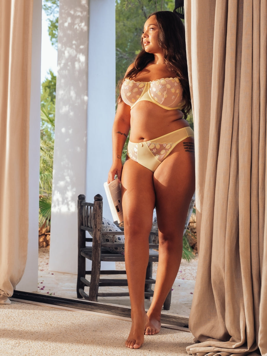 Limoncello Balcony Bra - Lemon Blush