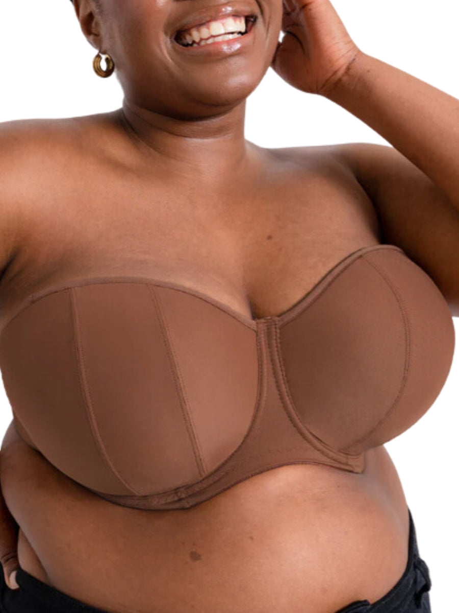 Luxe Strapless Bra - Caramel